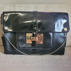 Elegant Black Chain Shoulder Bag